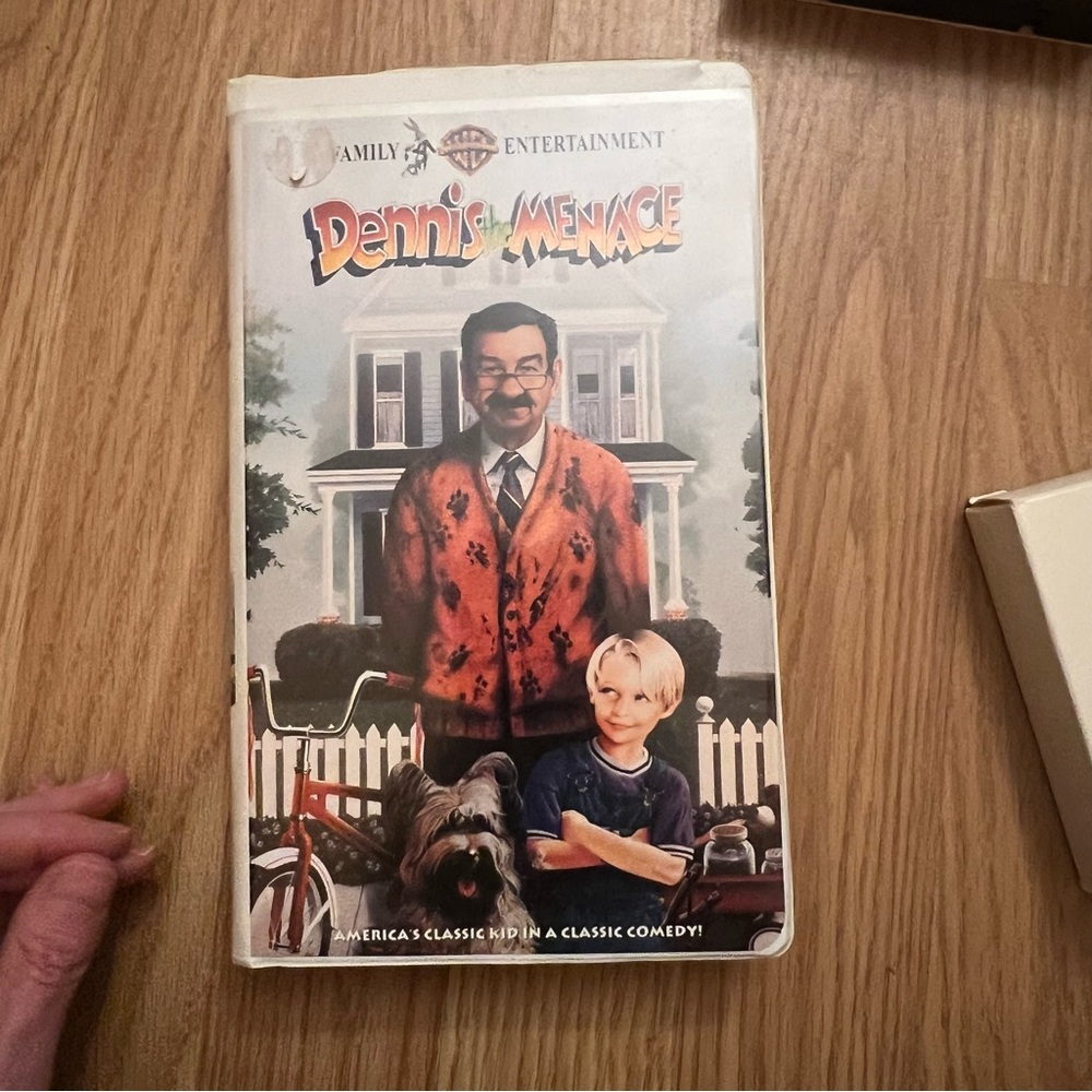 Dennis the Menace (VHS, 1993 Clamshell) Walter Matthau & Mason Gamble Classic